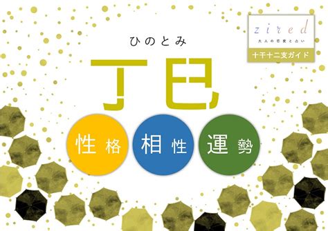 丁巳大運|丁巳(ひのとみ)の性格や特徴